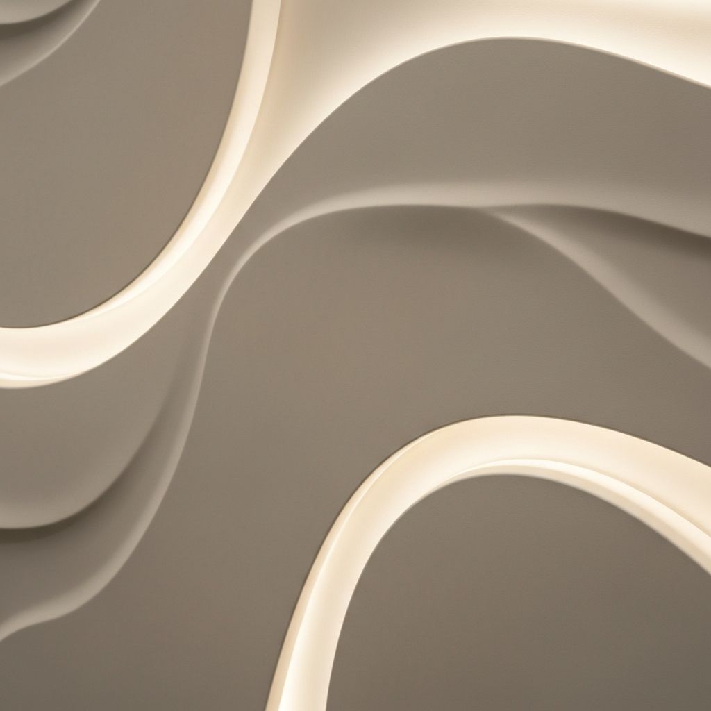 3D панель М'який Рельєф — Органічні форми з плавними переходами. Створює затишну атмосферу без агресивних акцентів. Універсальне рішення.